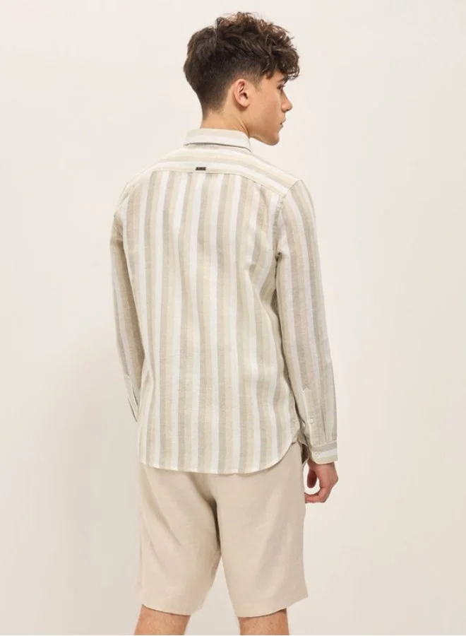 THE BEAR HOUSE Men's Shirt for Casual and Formal Wear | Classic Button-Down Style for Office, Daily Use, Travel, Events & All-Season Outfits | Versatile & Stylish Wardrobe Essential for Every Occasion