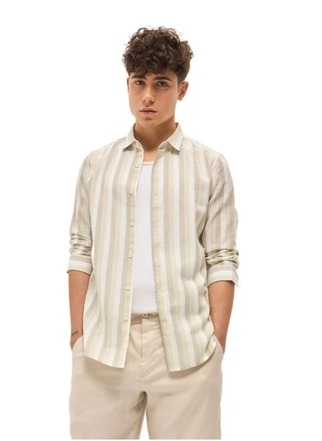 THE BEAR HOUSE Men's Shirt for Casual and Formal Wear | Classic Button-Down Style for Office, Daily Use, Travel, Events & All-Season Outfits | Versatile & Stylish Wardrobe Essential for Every Occasion