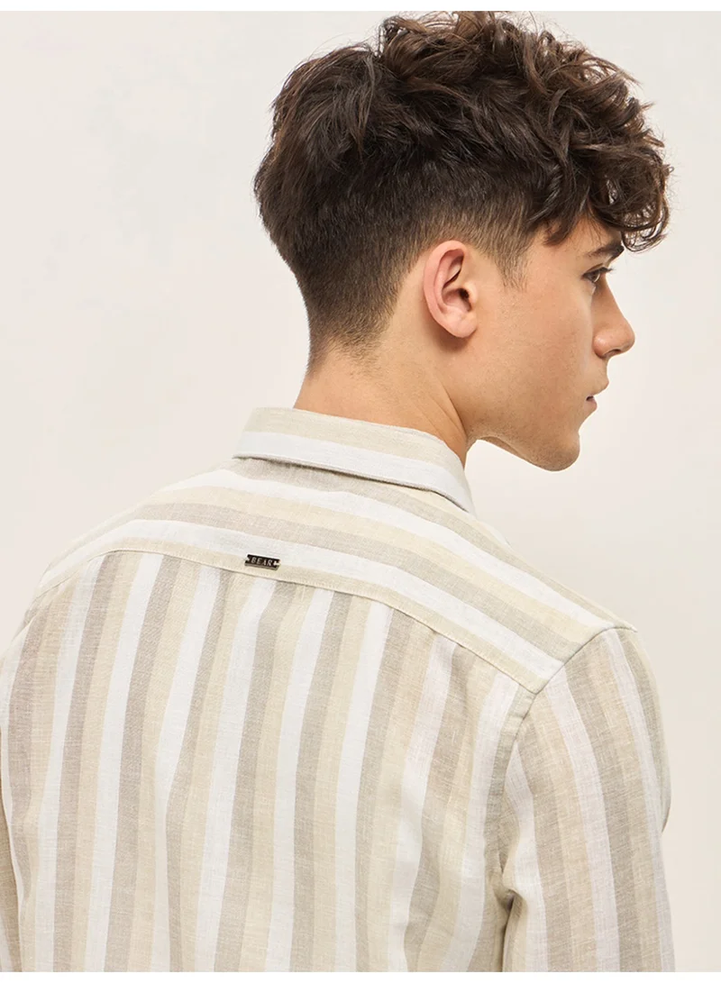 THE BEAR HOUSE  Men's Shirt for Casual and Formal Wear | Classic Button-Down Style for Office, Daily Use, Travel, Events & All-Season Outfits | Versatile & Stylish Wardrobe Essential for Every Occasion for Men | Best Price UAE