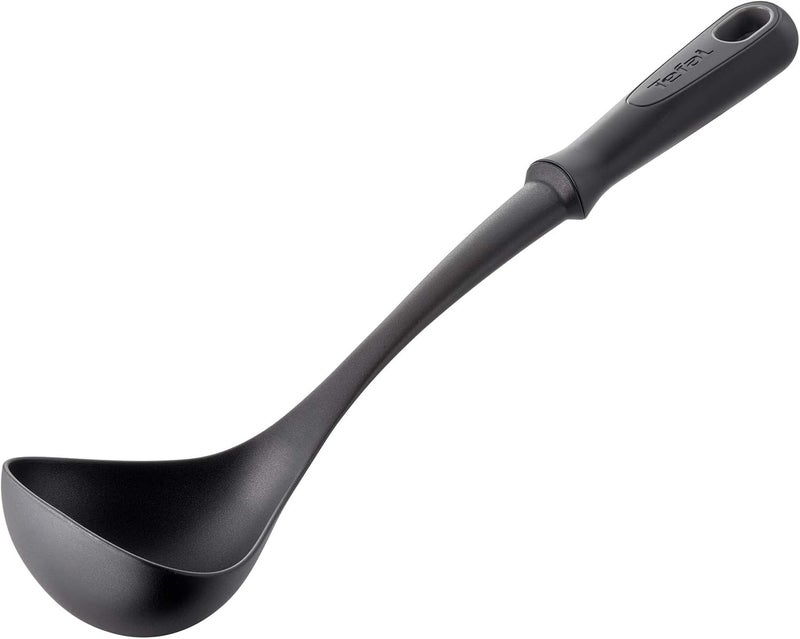 T-fal TEFAL Comfort Ladle| Kitcken Tool | High-Heat Resistance | Scratch-Free for Cookware | Dishwasher-Safe | Ergonomic Design | Black | Plastic | 2 Years Warranty | K1290214 - Image 1