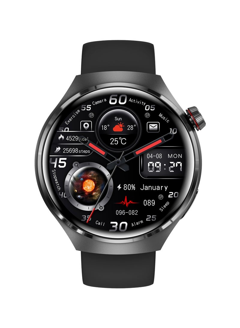 PRO - Smart watch GT4 PRO with Bluetooth calling function fitness tracking watch with sleep monitoring function, suitable for iPhone/Android, IP68 waterproof - Image 1