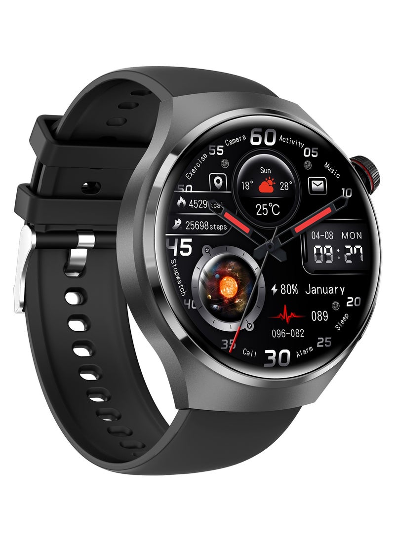 PRO - Smart watch GT4 PRO with Bluetooth calling function fitness tracking watch with sleep monitoring function, suitable for iPhone/Android, IP68 waterproof - Image 1