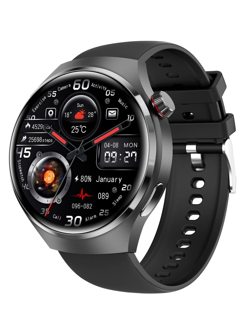 PRO - Smart watch GT4 PRO with Bluetooth calling function fitness tracking watch with sleep monitoring function, suitable for iPhone/Android, IP68 waterproof - Image 1