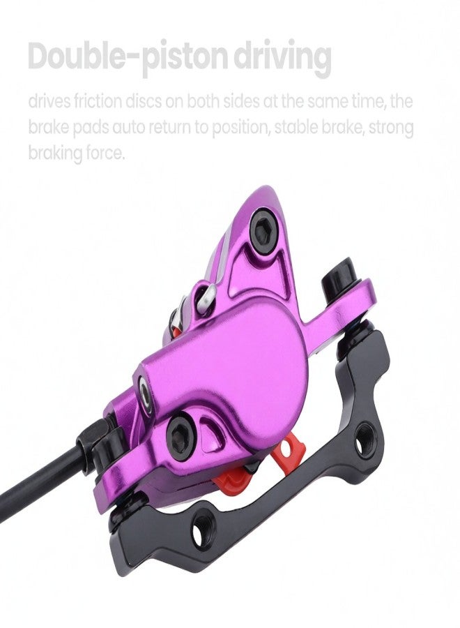MEROCA Bike Oil Disc Brake MTB Hydraulic Disc Brake Kit Front Rear Bicycle Brake Calipers Clamps with 160mm Rotors for Mountain Bike - Image 3