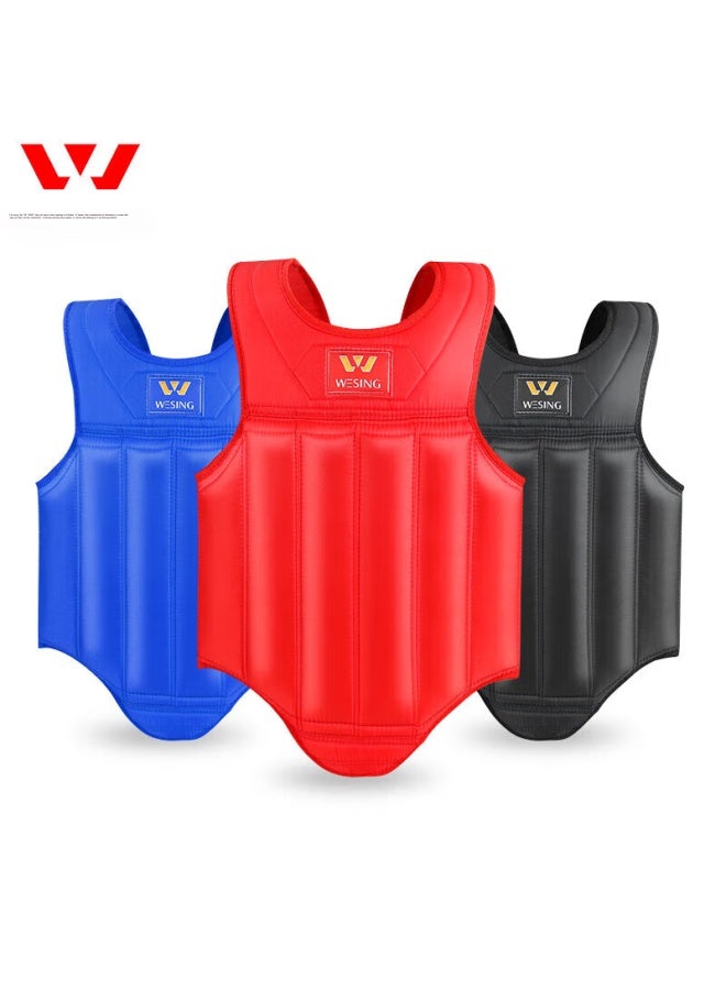 Nine Day Mountain Jiurishan Sanda Protective Gear Set, Adult And Children Boxing Training Fitness Equipment Gloves , Blue, L - Image 3