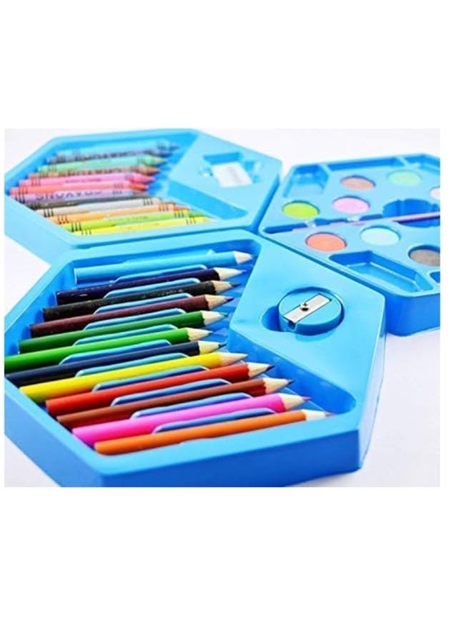 Manos Manos Color Round Box 46 pc set Pencils Crayons Sketch Pens For Kids Children Best Gifts Print May VaryPack Of 1  - Image 5