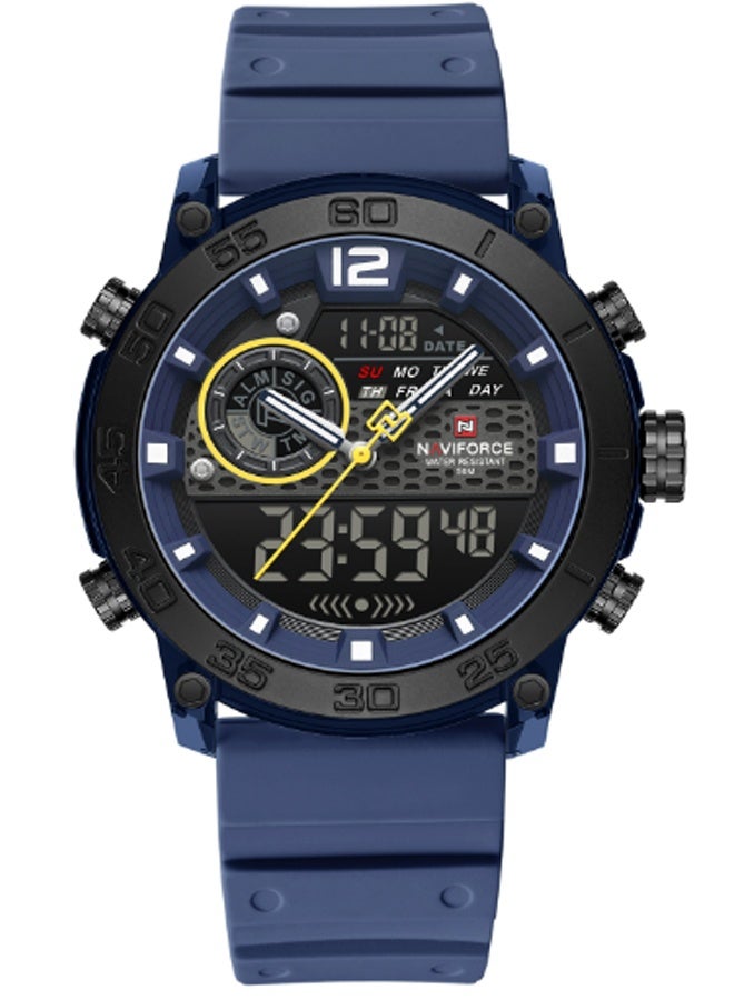 NAVIFORCE Men's Water Resistant Analog/Digital Luxury Sports Watch NF6104 - Image 1