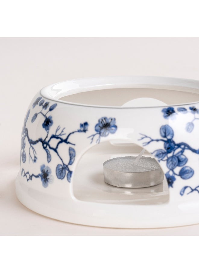 Dallaty - Glass Tea Pot With Warmer China Ceramic - Image 1