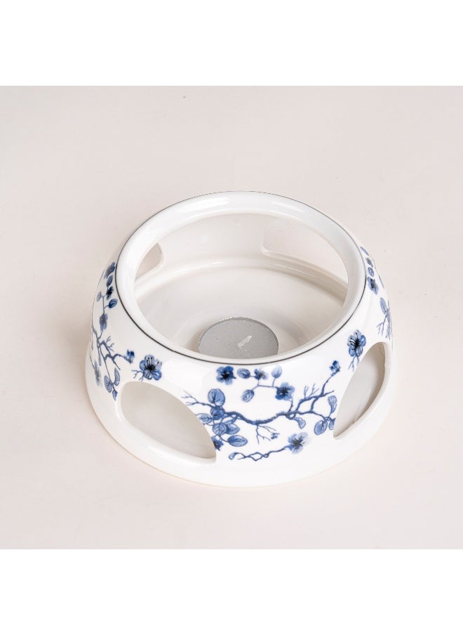 Dallaty - Glass Tea Pot With Warmer China Ceramic - Image 1