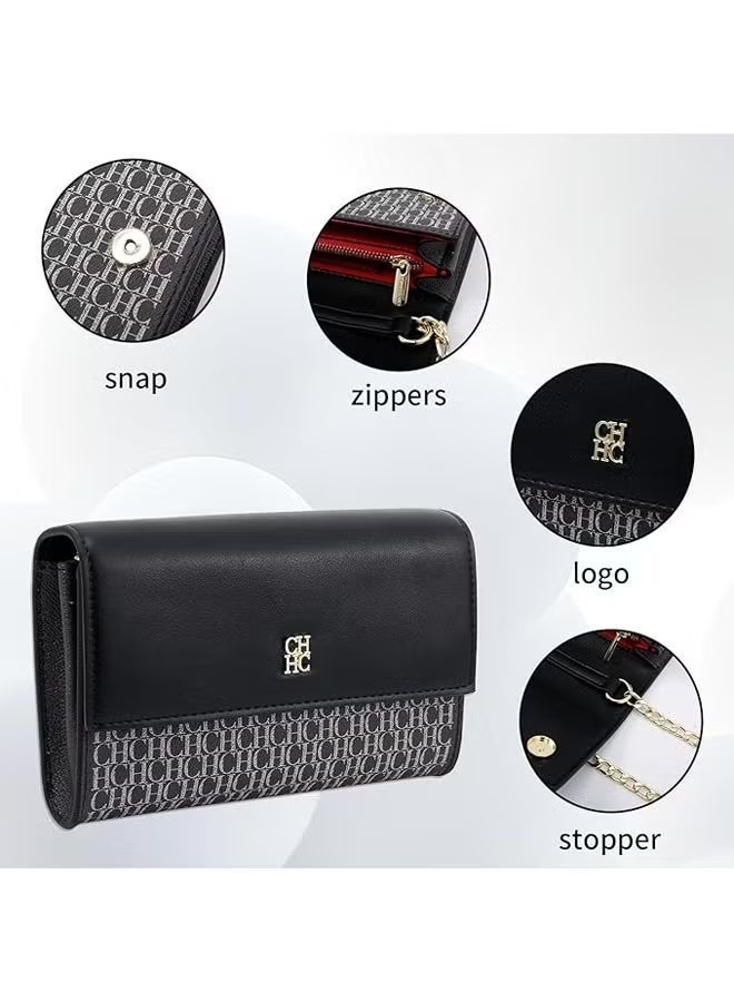 CH CH Women's Shoulder Bag Exquisite Craftsmanship Fashionable Design Chain Shoulder Strap Design Multi-colour Available Classic Style - Image 2