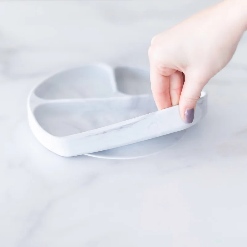 BUMKiNs Silicone Vacuum Plate - Marble