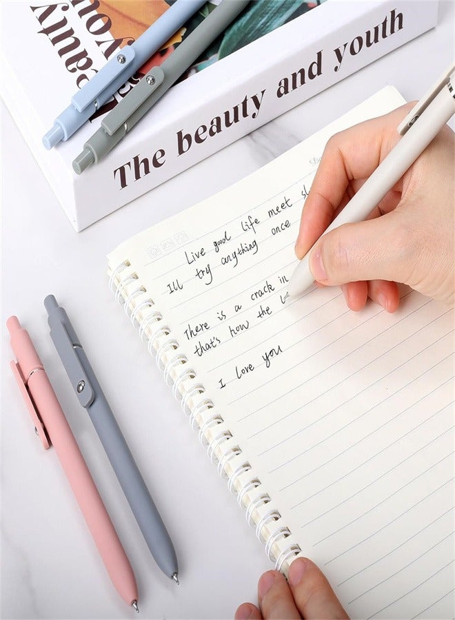 أقلام هلام، 5 قطع أقلام حبر أسود جاف سريع 0.5 ملم نقطة فاخرة سلس الكتابة أقلام هلام قابلة للطي أقلام هلام لمكتب المدرسة اللوازم المنزلية، هدايا للنساء والرجال - Image 5