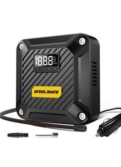 SteelMate T5 Digital Air Compressor, 6 Bar, Black