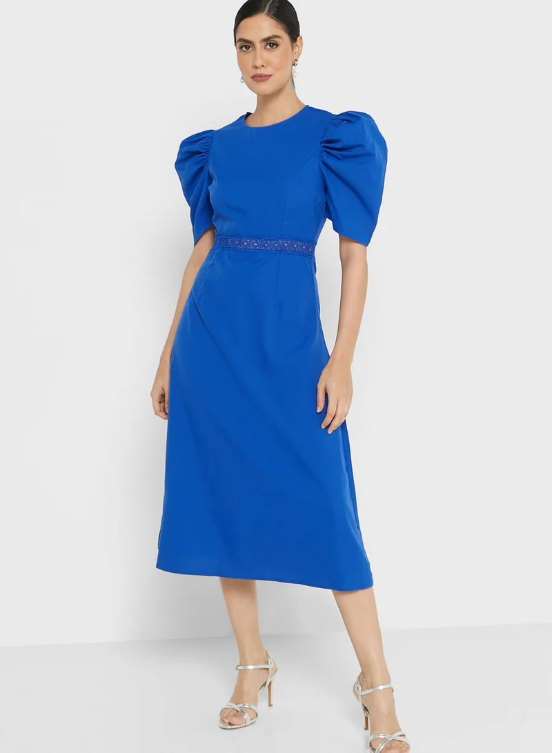 ELLA Puff Sleeve Dress