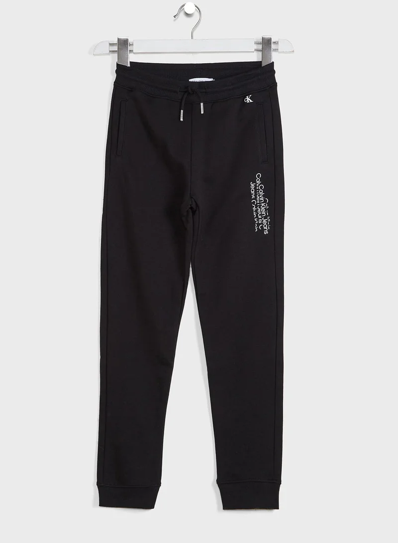 Calvin Klein Jeans Youth Logo Sweatpants