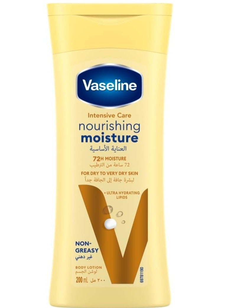 Vaseline Body Lotion Nourishing Moisture, 200ml
