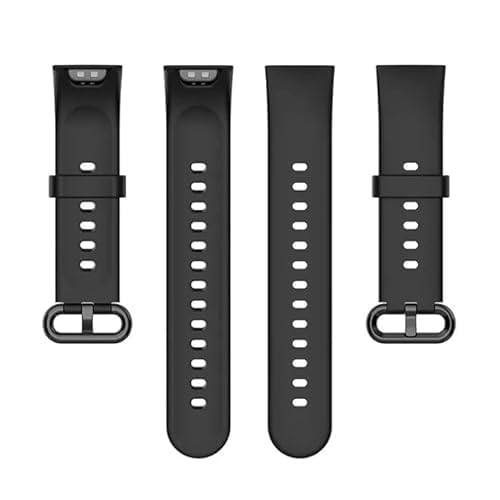VEROX Adjustable Buckle Lock Watch Strap Compatible with Redmi Watch 2 Lite/Redmi GPS Smart Watch Strap- Black - Image 2