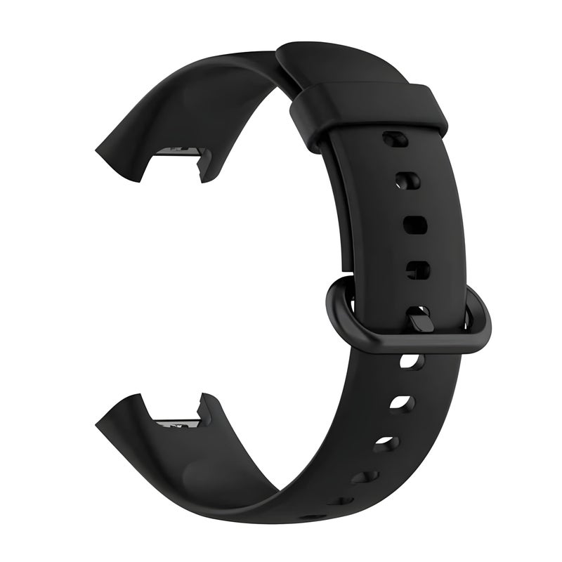 VEROX Adjustable Buckle Lock Watch Strap Compatible with Redmi Watch 2 Lite/Redmi GPS Smart Watch Strap- Black - Image 3