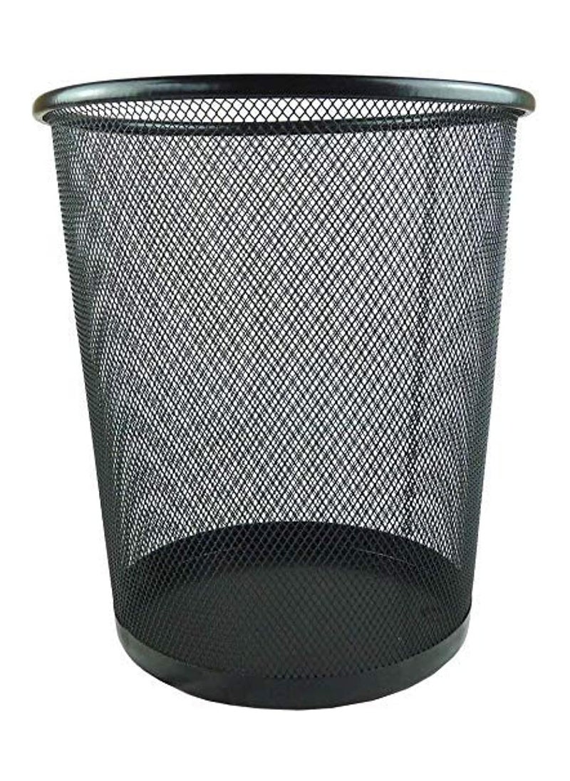 Eotia - 10L Mesh Waste Bin 24X26Cm Black 24X26cm - Image 1