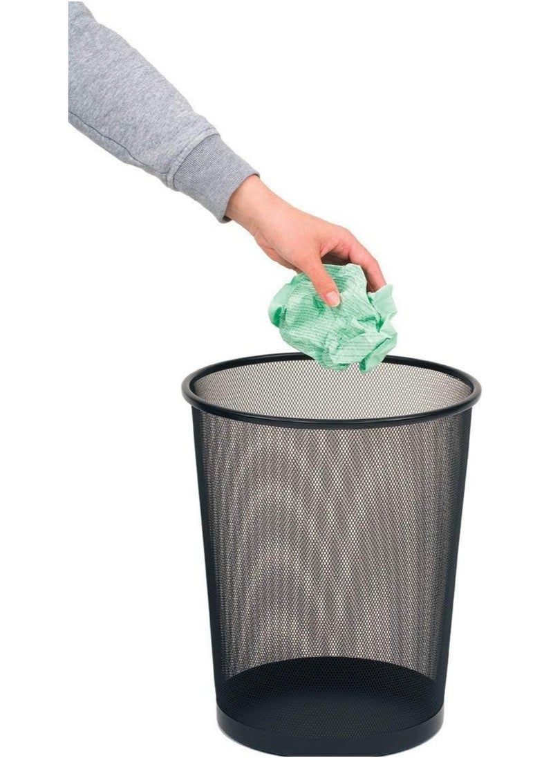 Eotia - 10L Mesh Waste Bin 24X26Cm Black 24X26cm - Image 1