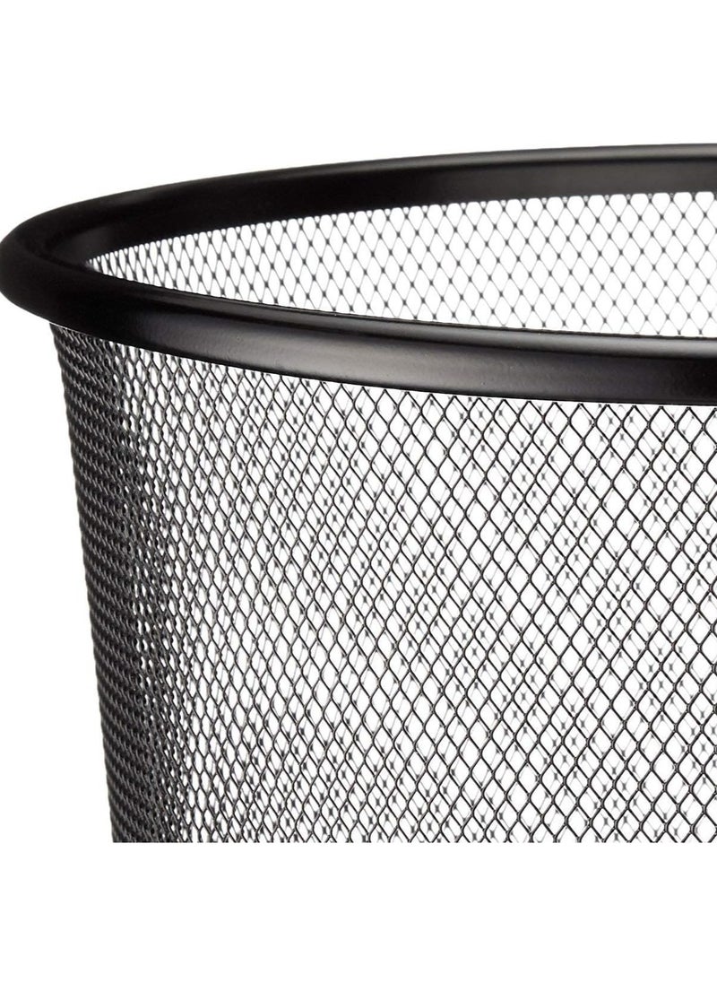 Eotia - 10L Mesh Waste Bin 24X26Cm Black 24X26cm - Image 1