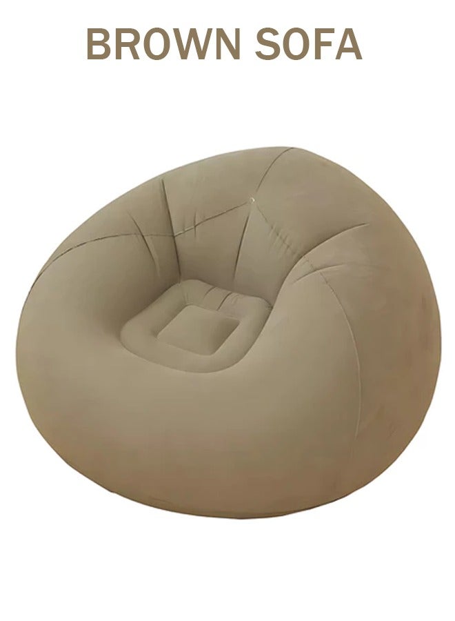 Inflatable Bean Bag Chair Super soft, no padding Sofa Chair Furniture Accessories Washable, foldable, easy to carry, ergonomic, suitable for outdoor use Suitable for balcony camping