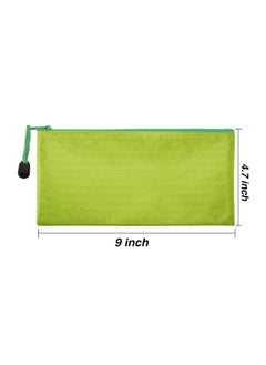 Jovitec JOVITEC 12 Pieces Zipper Pencil Pouch Pencil Bags Waterproof Bag for Cosmetic Makeup Office Supplies and Travel Accessories  - Image 2