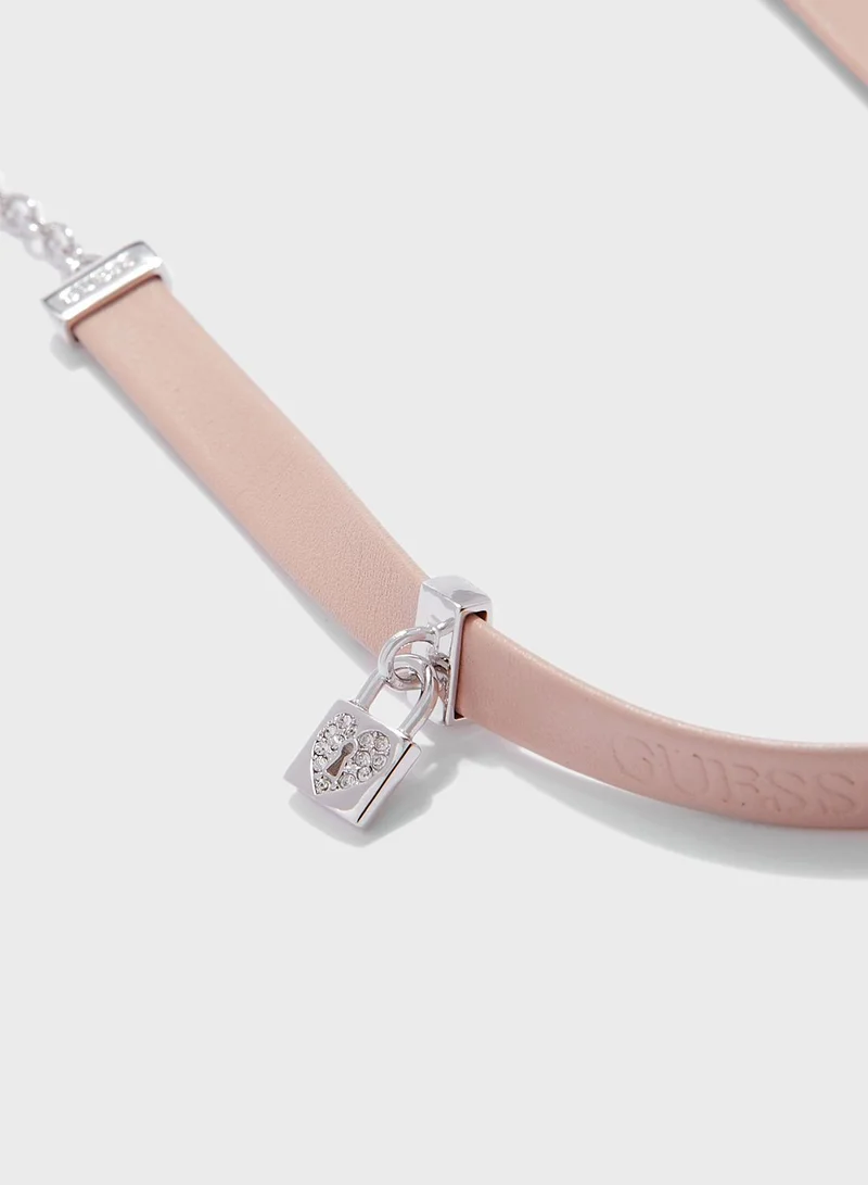 GUESS Heart Padlock Bracelet