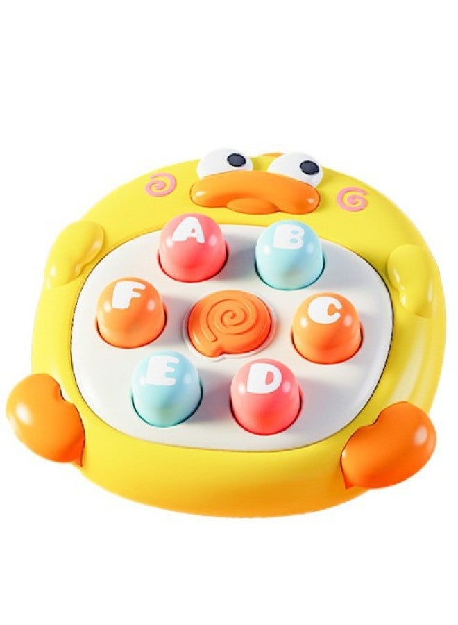 C Palm Hamster Press Music Decompression Toy Baby Puzzle Baby Mini Key Chain Small Pendant-Color:Green Dinosaur-lemon - Image 5