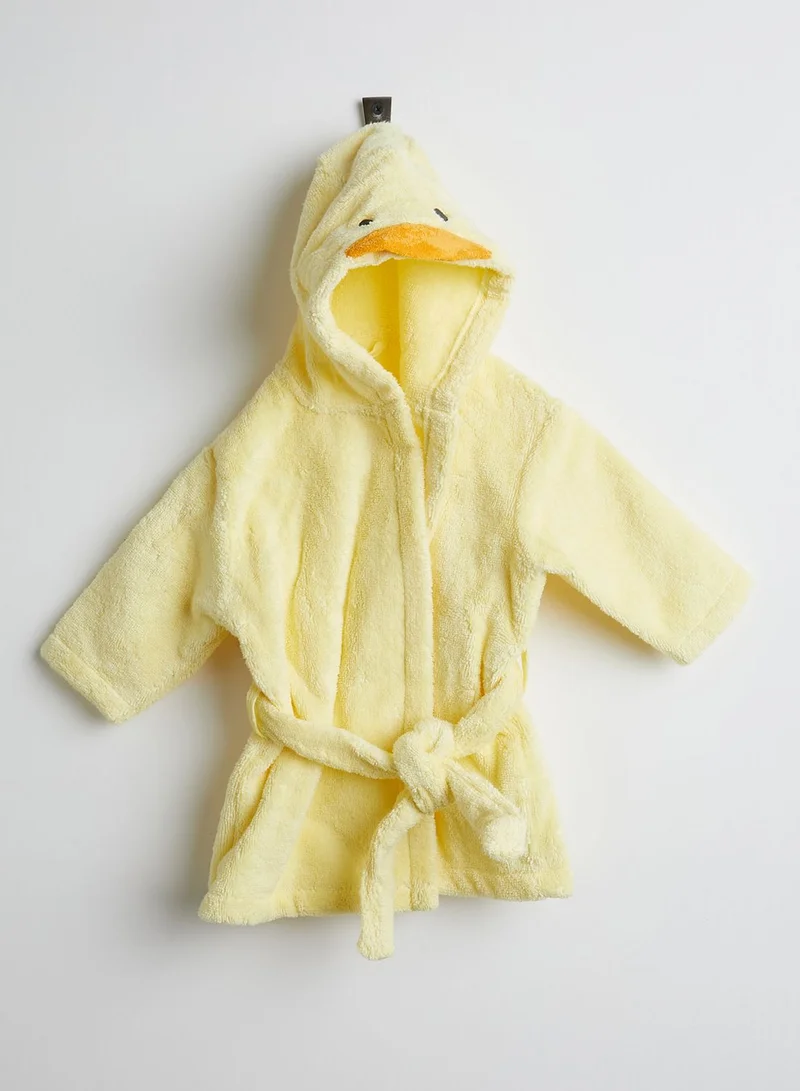 Marks & Spencer Kids Pure Cotton Duck Hooded Bathrobe