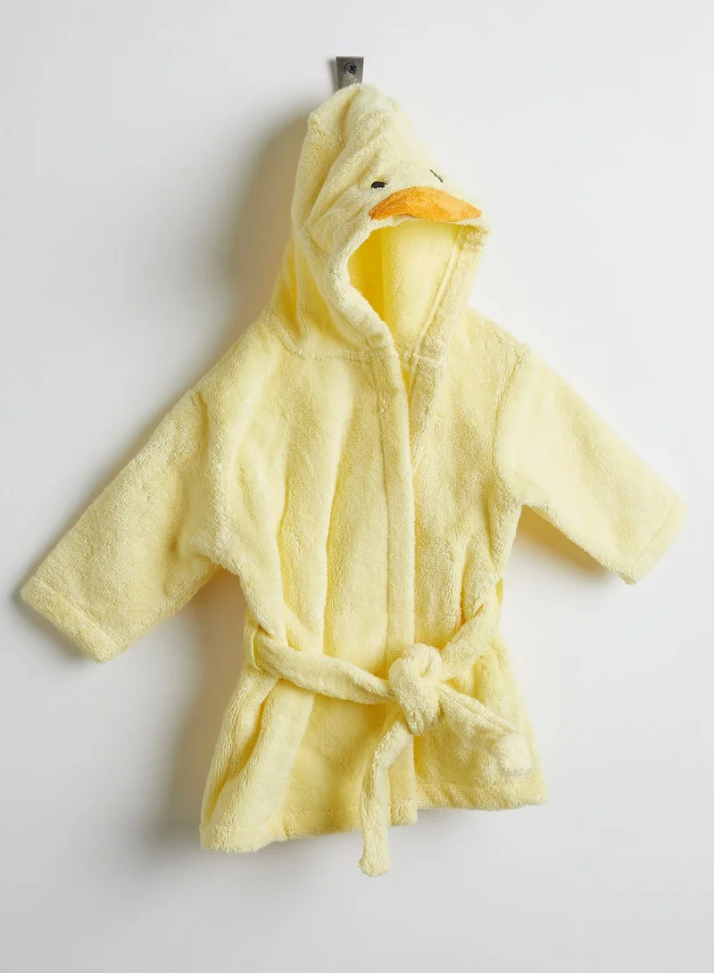 Marks & Spencer Kids Pure Cotton Duck Hooded Bathrobe