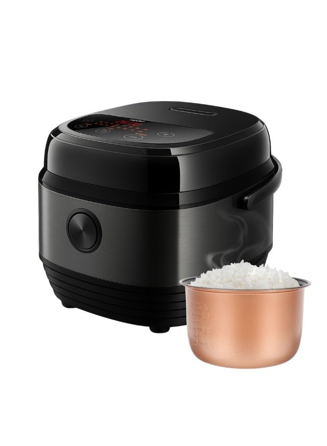 Nexso Electric Rice Cooker 5 Litre with Multi-Cooking Functions, Non-Stick Inner Pot, One-Touch Operation, Steamer, Keep Warm, Timer & Preset Functions – Perfect for Cooking Rice, Porridge & More - Image 1