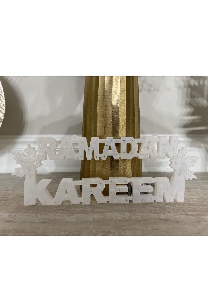رمضان كريم علامات الحروف أضواء الديكور الإنجليزية - Image 3
