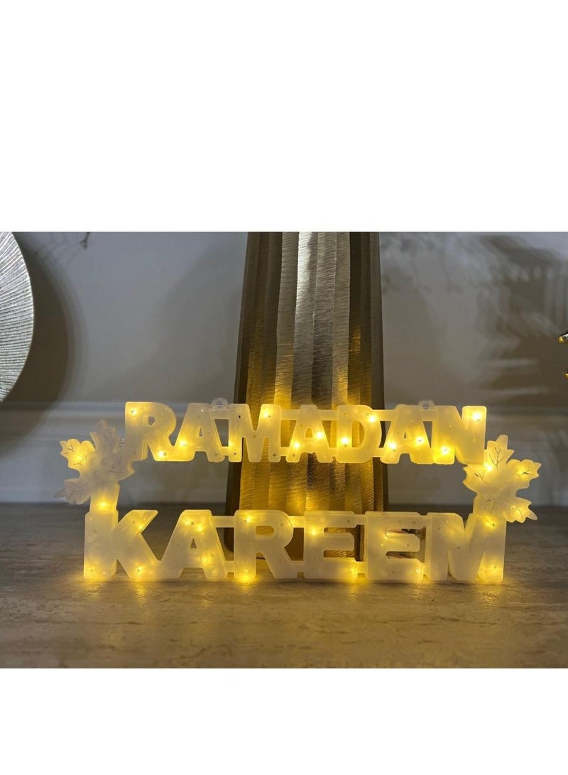 رمضان كريم علامات الحروف أضواء الديكور الإنجليزية - Image 2
