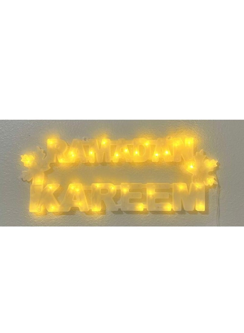 رمضان كريم علامات الحروف أضواء الديكور الإنجليزية - Image 5