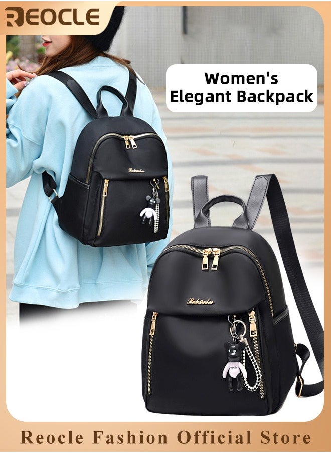 REOCLE Women's Backpack Lightweight Travel Backpack Purse Large Capacity Oxford Cloth Backpack for Work & Daily & Travel  - Image 1