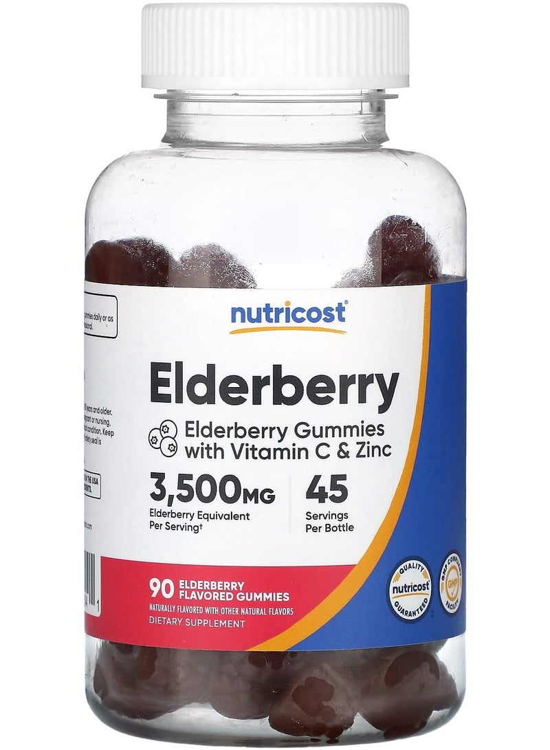 Elderberry, 90 Flavored Gummies