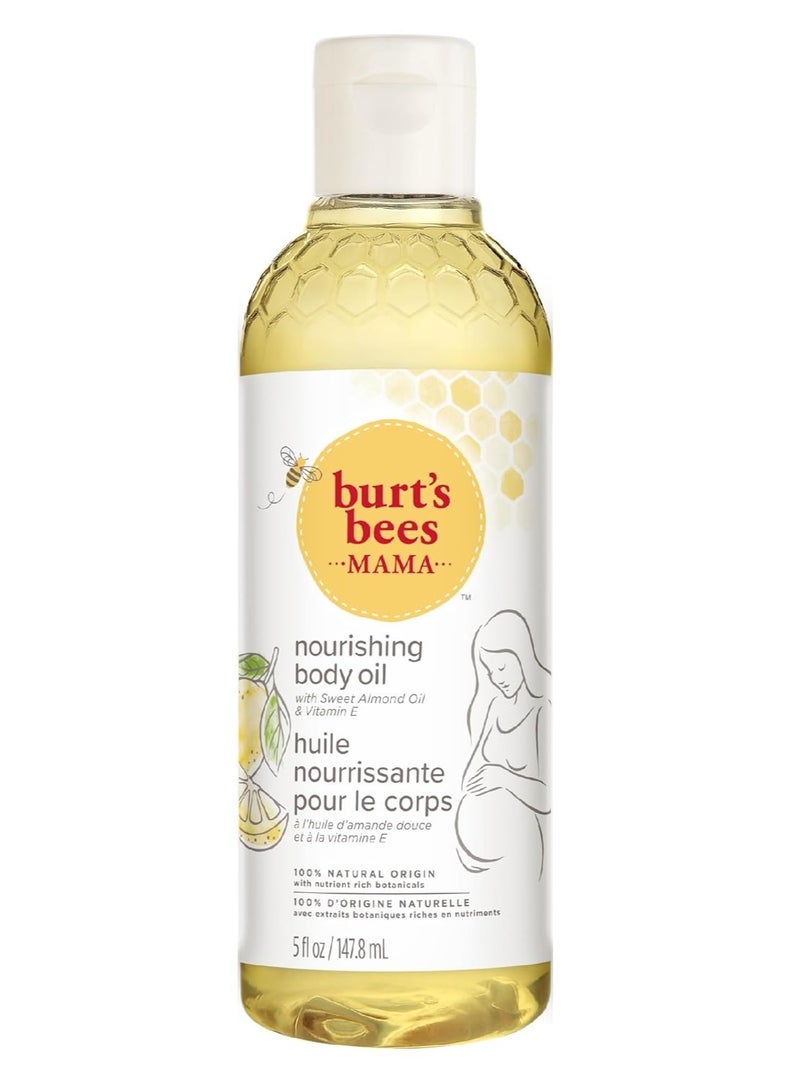 Burt's Bees Mama Bee Nourishing Body Oil with Vitamin-E, 147ml - Image 1