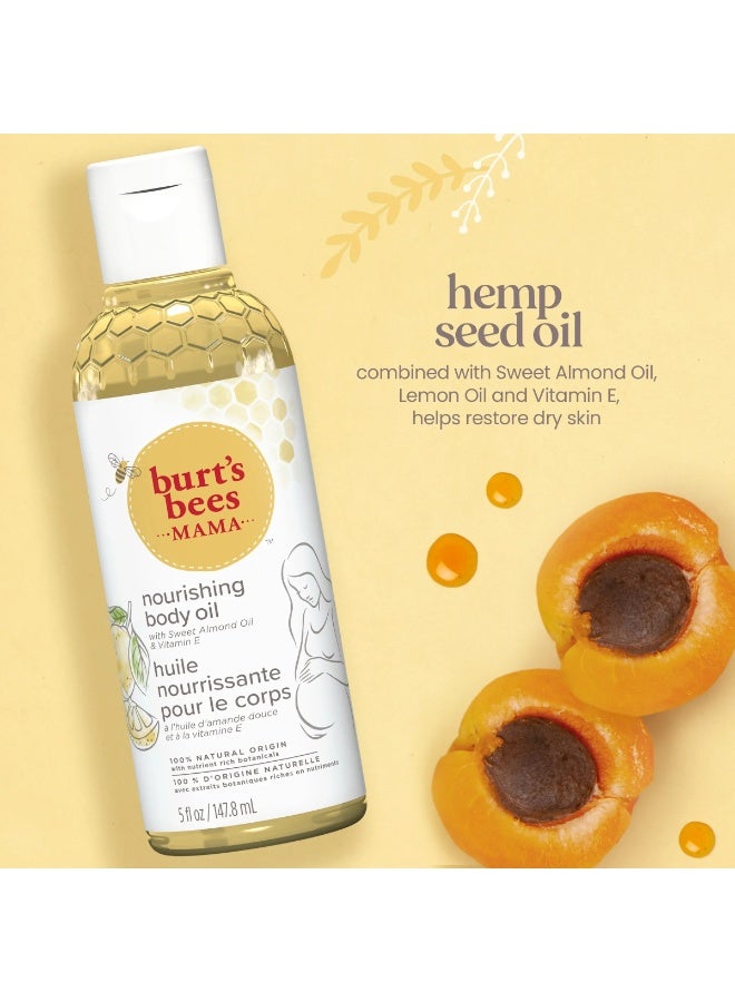 Burt's Bees Mama Bee Nourishing Body Oil with Vitamin-E, 147ml - Image 2