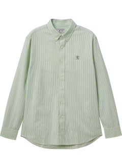 Men's  Shirt with Small Lion Embroidery Multicolour