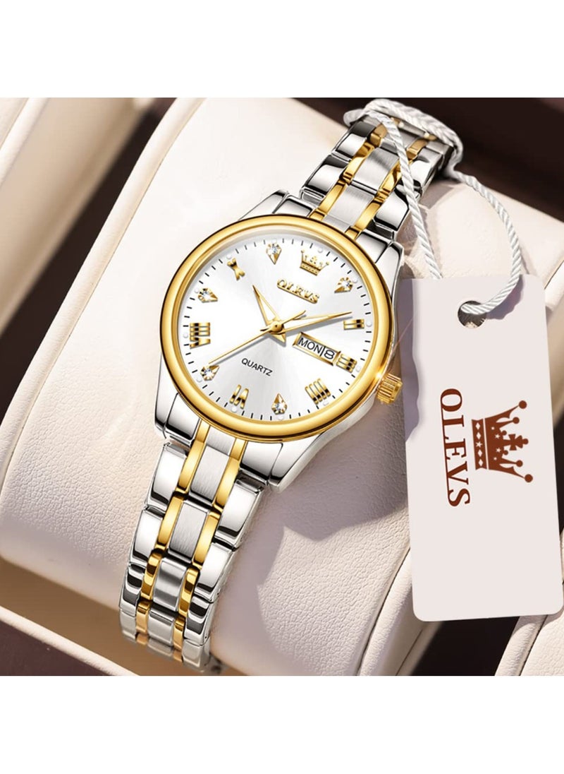 OLEVS Automatic Women Watch Self Winding Mechanical Fashion Bracelet Set Luxury Stainless Steel Luminous Date Waterproof Ladies Wrist Watch - pzsku/Z375B2DE09DAFA6C102B0Z/45/_/1716803496/825bdea3-990e-4490-a061-97c1a858cf79