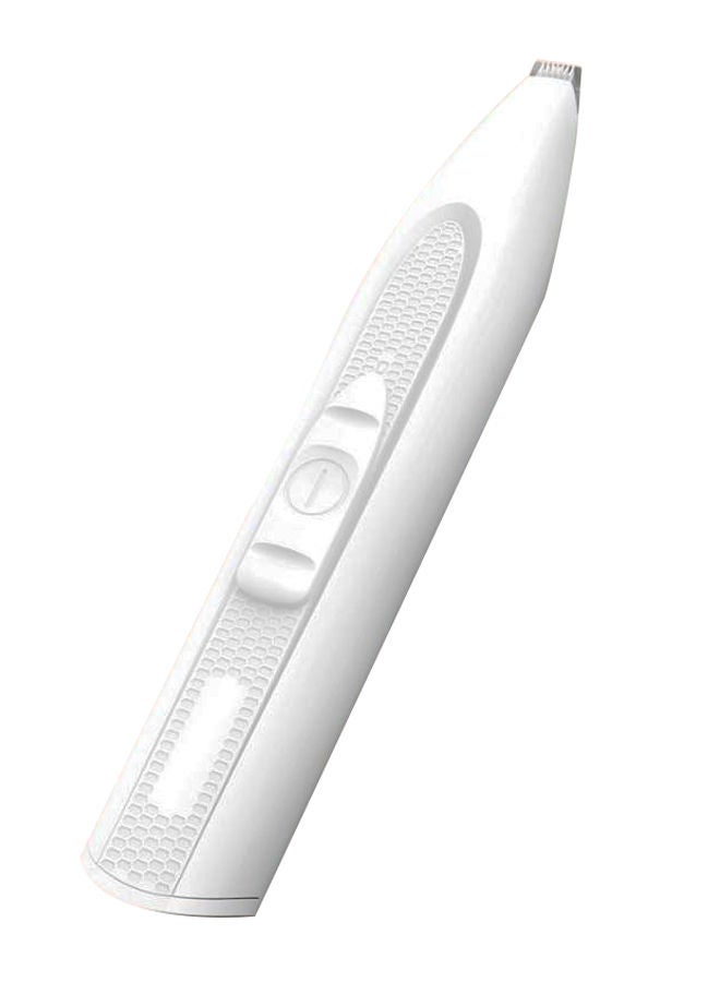 NIBEMINENT Electric Pet Hair Trimmer White/Silver - Image 1