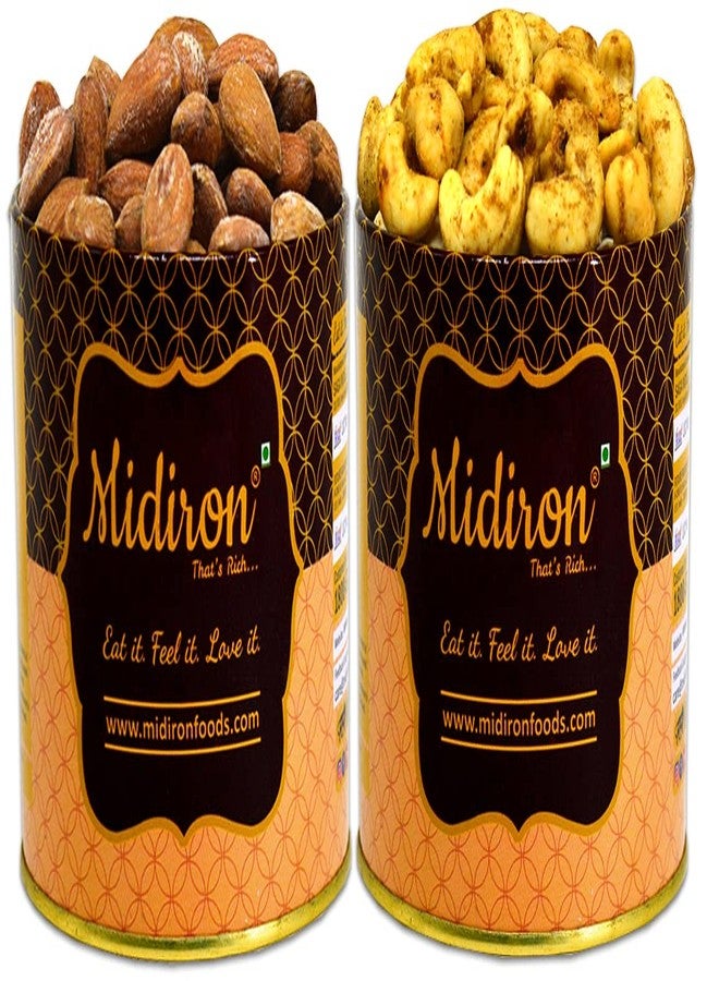 Midiron سلة هدايا ديوالي من ميديرون، هدايا ديوالي، مجموعة هدايا ديوالي الصحية، فواكه مجففة محمصة ومملحة، شمعة، بطاقة، شوكولاتة للاحتفال (مجموعة ديوالي كومبو) - Image 4