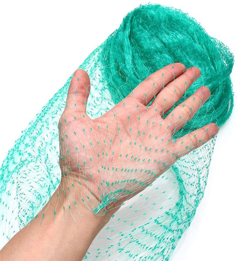 WNE Jaliwale Anti Bird Agro Net Bird Fencing Net Protect Fruit & Vegetable from Birds Garden Plant Netting/Fruit Tree Netting (Green) 50 x 10 FT, 500 Sq Ft. - Image 1
