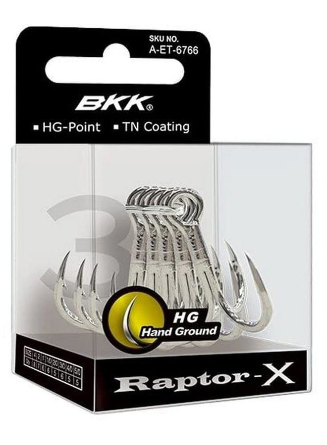 Hooks A-ET-6769 Raptor-X Size 2/0# 6 Pack