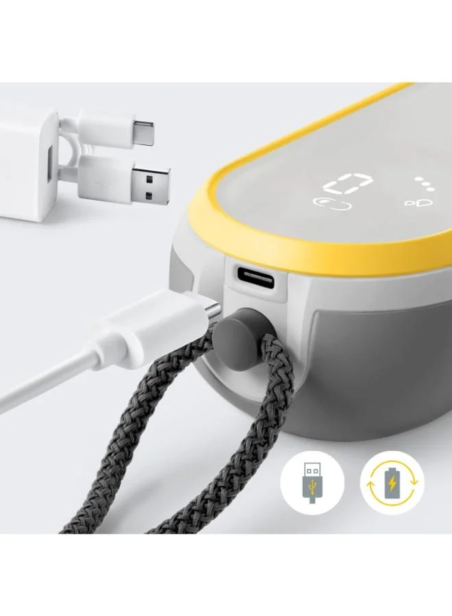 Medela Freestyle Double Electric Wearable Breast Pump, Ultra-Lightweight, Portable Hands-Free Built-in Rechargeable Battery (2 hrs) with App connectivity - 150ml