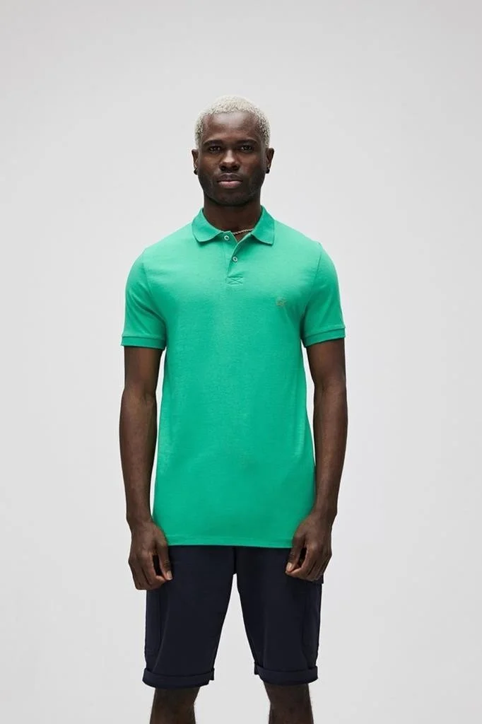 Bad Bear Men's Green Polo Neck T-Shirt Pure Polo