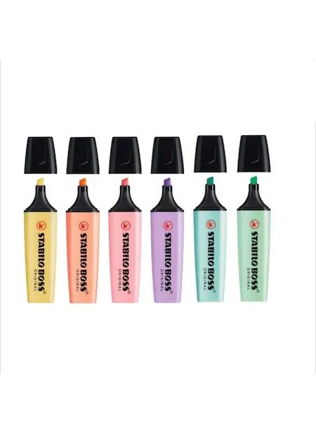 STABILO Boss Original Pastel Colors Set of 6  - Image 1