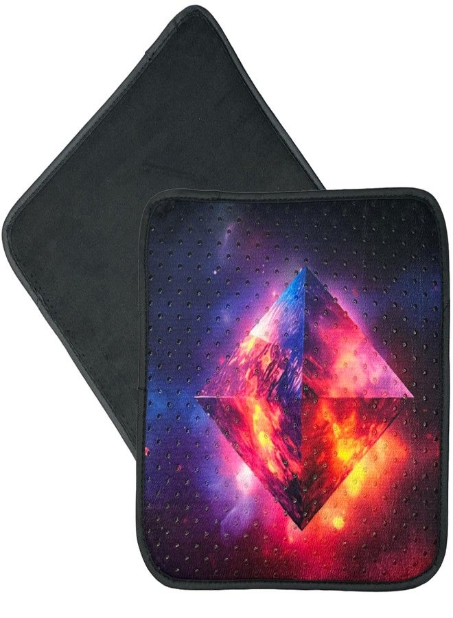 bowlingball.com (3-Pack Microfiber Bowling Ball Shammy Towel) Space Pyramid - Premium Quality Bowling Ball Shammy Pad with Easy Grip Backing - Cleans Dirt and Oil to Improve Ball Reaction and Scores - Image 2