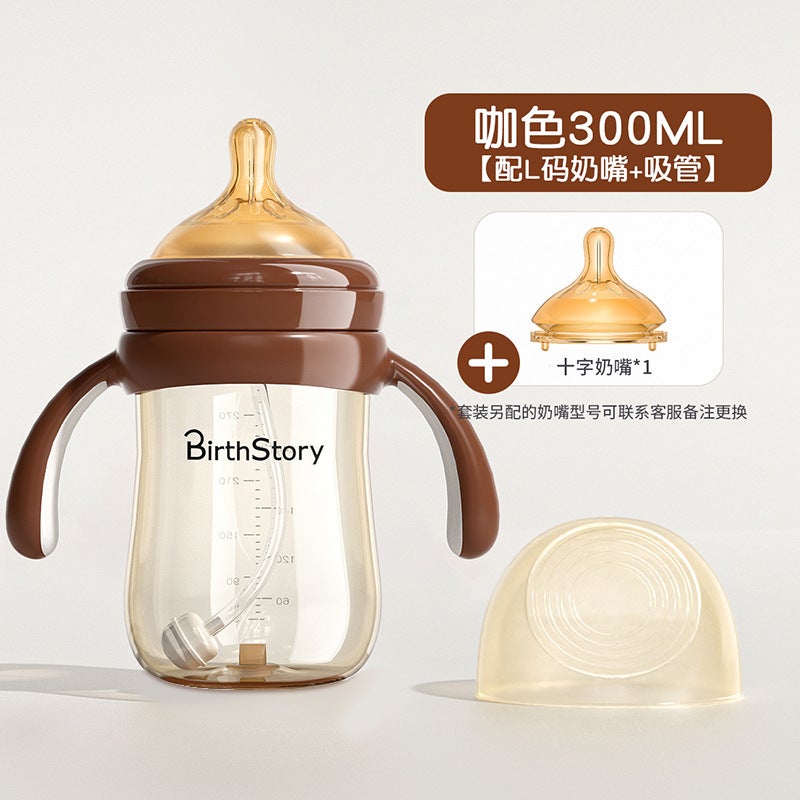 Baby Feeding Bottle Anti-Flatulence Tritan Wide-Caliber Baby Drinking Cup Children A Cup Of Three-Use Pipette Cup 0 -- 3 Years Old - Image 1